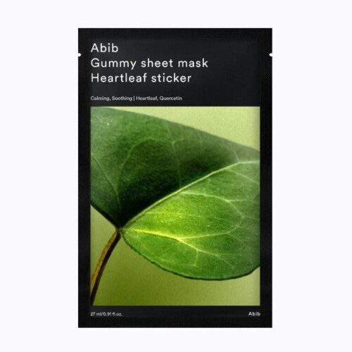 Abib Gummy sheet mask Heartleaf sticker 27ml*10pcs