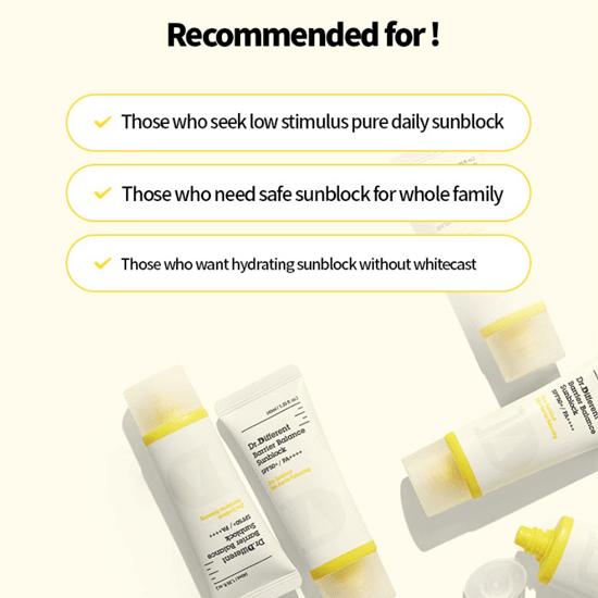 Dr.Different Barrier Balance Sunblock SPF 50+ PA++++ 40ml - Image 5
