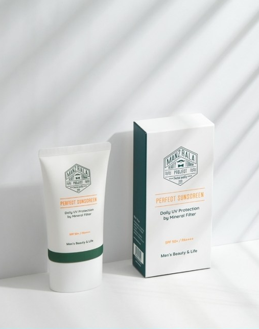 MANZRALA Perfect Sunscreen Daily UV Protection Mineral Filter SPF+PA++++ 50ml+50ml - Image 5