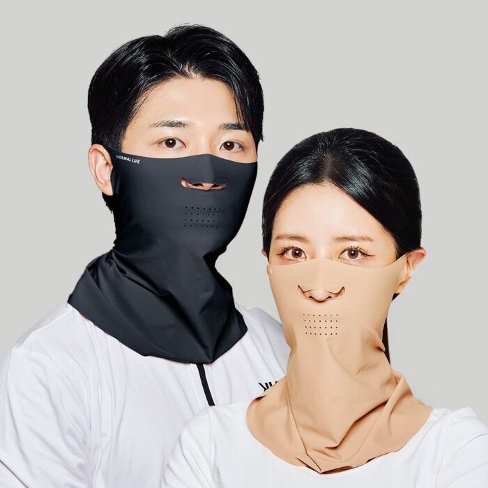 NORMAL LIFE UV Protection Sports Cooling Golf Mask - Image 1