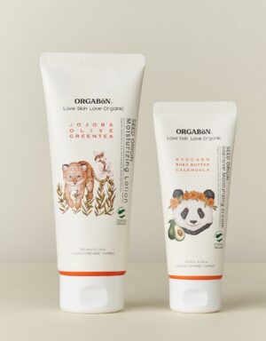 ORGABON Moisturizing Lotion 200ml+Cream 100ml Set