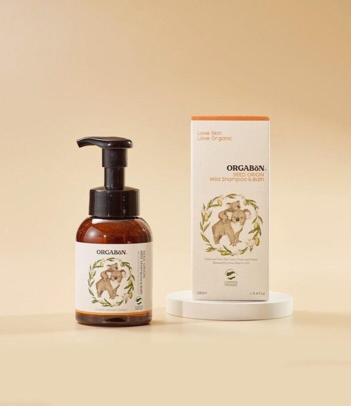 ORGABON Seed Origin Mild Baby Shampoo & Bath 280ml - Image 2