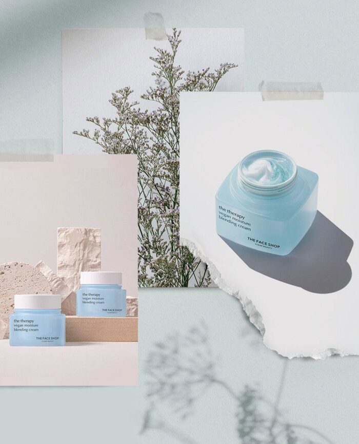 THE FACE SHOP The Therapy Vegan Moisture Blending Cream 60ml - Image 3