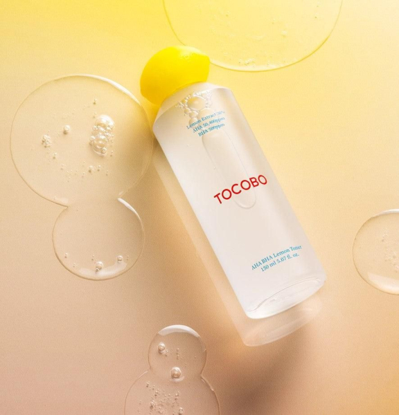 TOCOBO AHA BHA Lemon Toner 150ml - Skincare - SKU: 9772601270517-9fb479ba