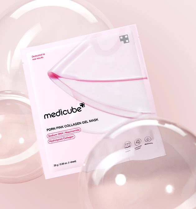 b0707-314 medicube PDRN Pink Collagen Gel Mask 28g*4pack - Masks & Treatments - SKU: 4PACK-DT-b106b9e8