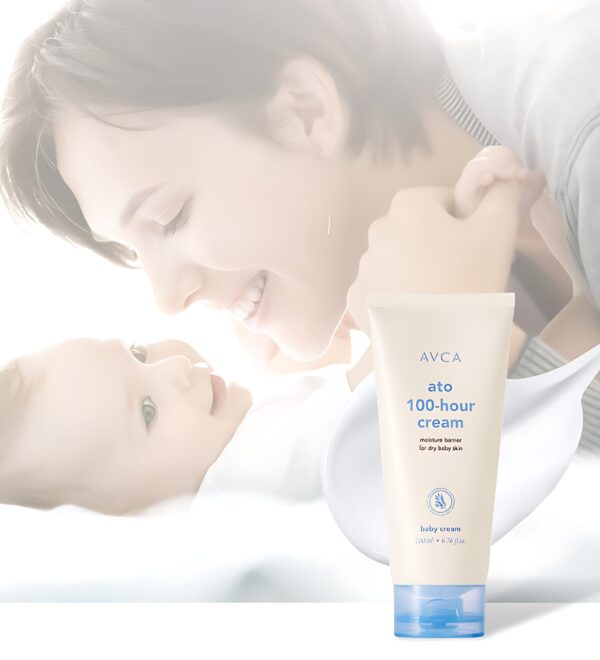 AVCA  Ato 100 Hour Cream Moisture Barrier for Dry Baby Skin 200ml