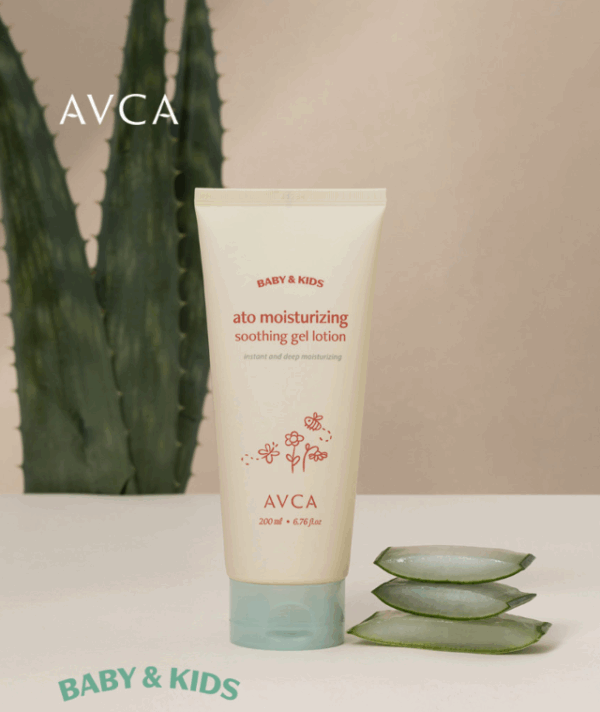 AVCA Baby Kids Ato Moisturizing Soothing Gel Lotion 200ml