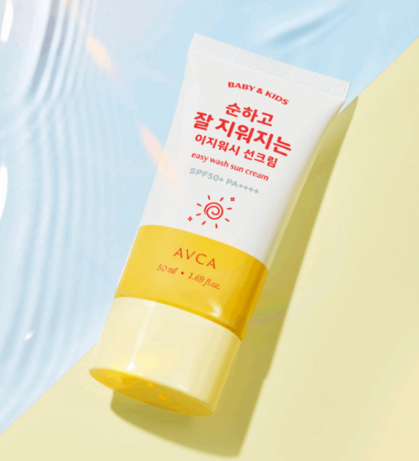 AVCA Baby Kids Easy Wash Sun Cream SPF50+ PA++++ 50ml