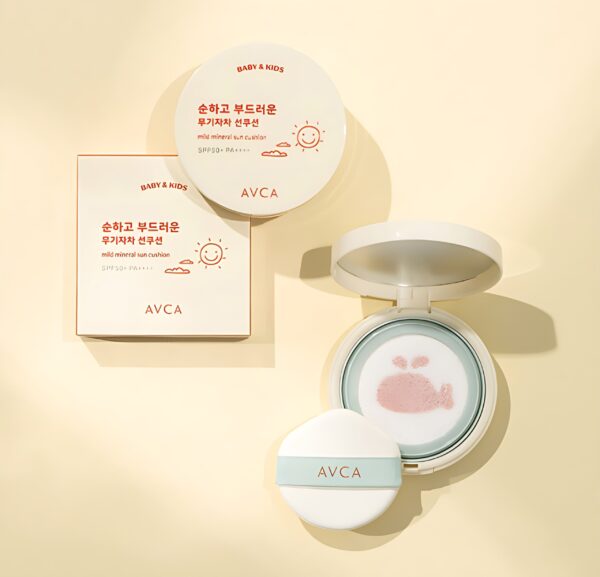 AVCA Baby Kids Mild Mineral Sun Cushion SPF50+ PA++++ 13g