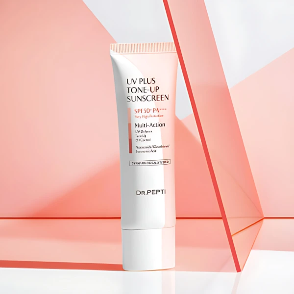 "meta_description": "Achieve radiant skin with UV protection. Try Dr.PEPTI Tone-Up Sunscreen.",