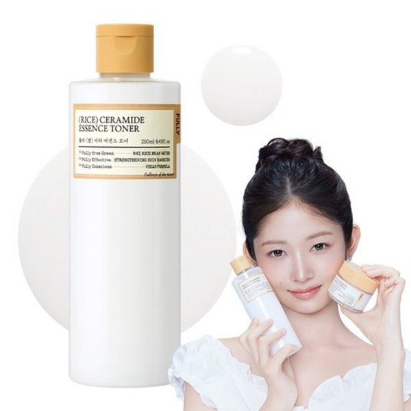 Pully Rice Ceramide Essence Toner Moisturizing Barrier Toner 250ml