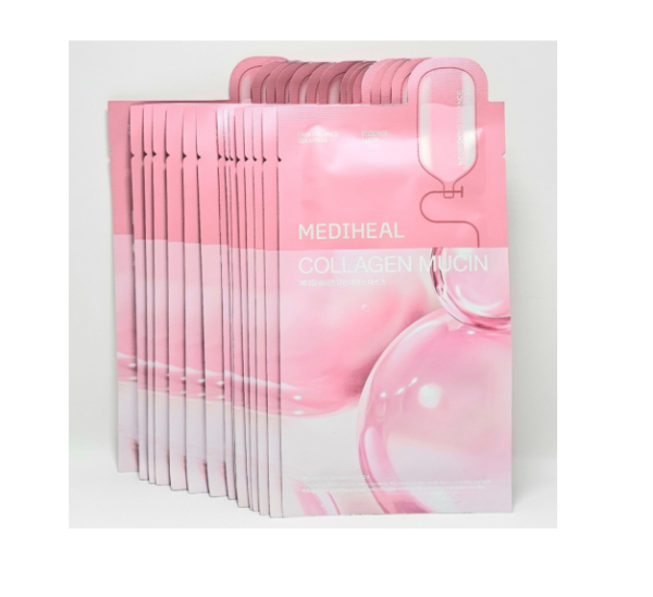 MEDIHEAL Collagen Mucin Essence Mask 20ml 15-Pack