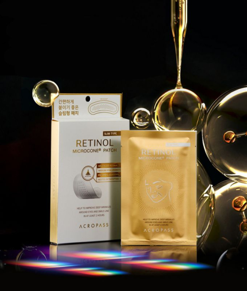 AcroPass Retinol Microcone Patch Slim/Acropass/Eye Wrinkle Patch 1Box