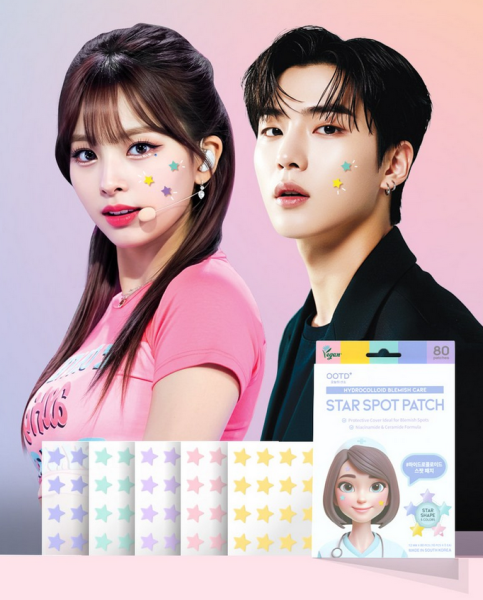 OOTD Beauty Star Spot Patch Hydrocolloid Blemish Care 80 Patches