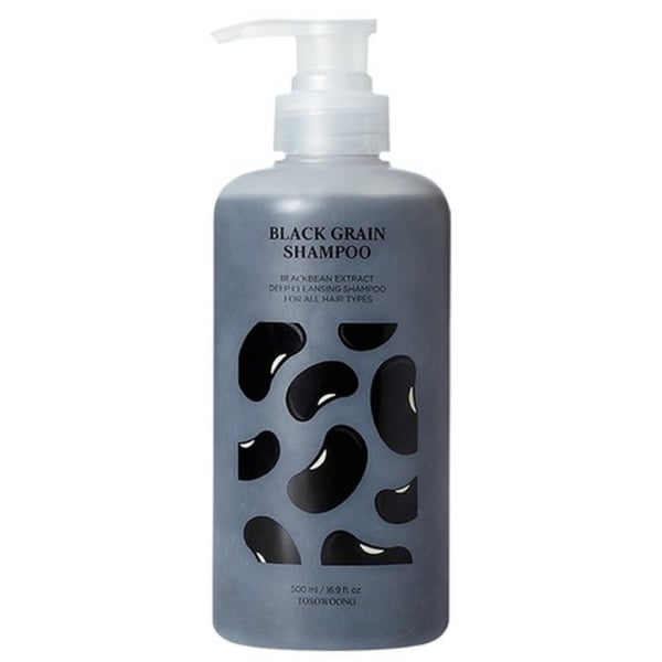 TOSOWOONG Black Grain Shampoo - Deep Cleansing for Oily & Seborrheic Scalp 500ml